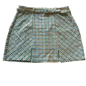 Lottie moss plaid skirt size large